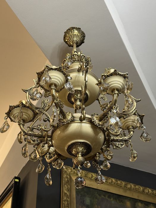 Candelabru din bronz masiv