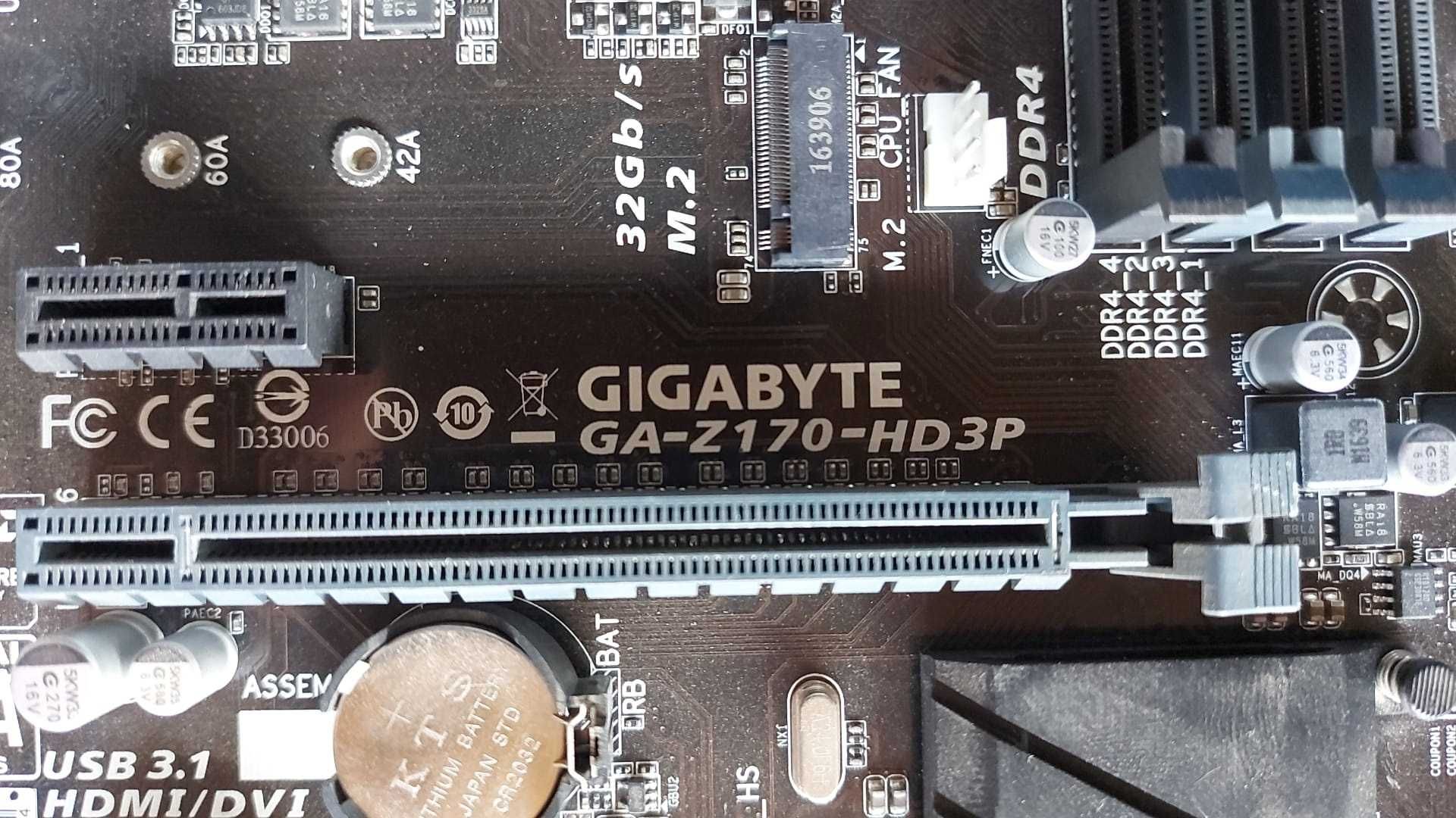 Placa de baza GIGABYTE GA-Z170-HD3, Socket 1151 cu sau fara procesor