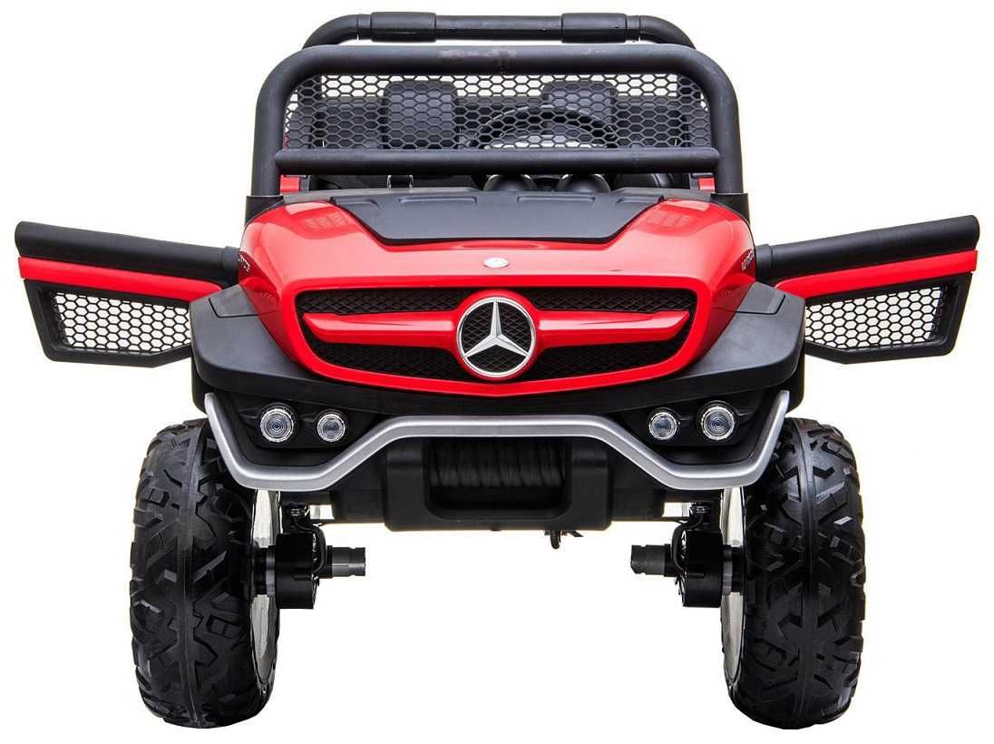 Masinuta electrica copii 2-8 ani Mercedes Unimog BIG 2 loc 4x4 Rosu