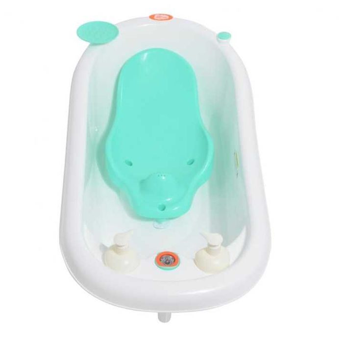 Set Cadita 3 in 1 Little Mom New Green + Suport metalic