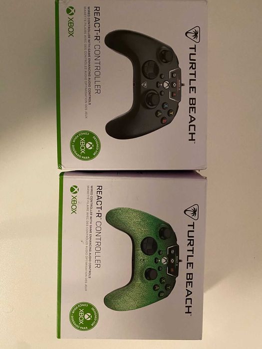 Controller Turtle Beach, React-R, Xbox One, Negru/Pixel Verde