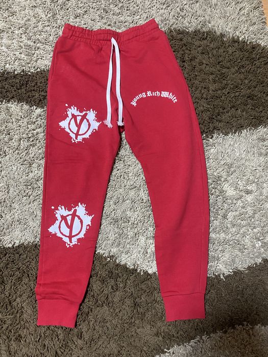 pantaloni young rich white