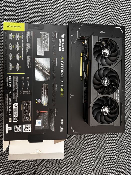 Placa video ASUS TUF RTX 4070 12GB Garantie