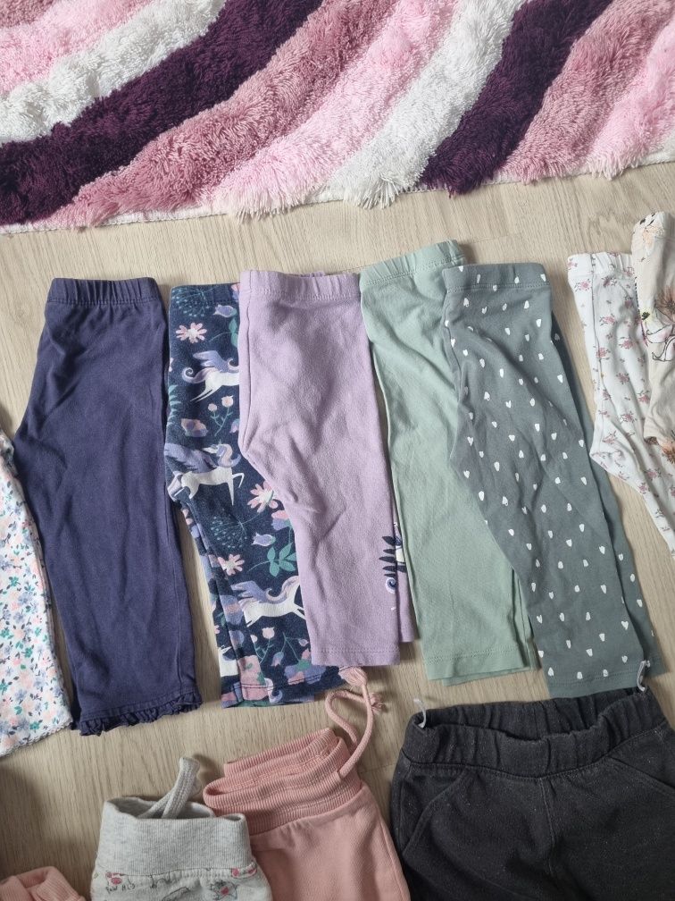 Lot 18 pantaloni fetita 74, H&m, mango, etc