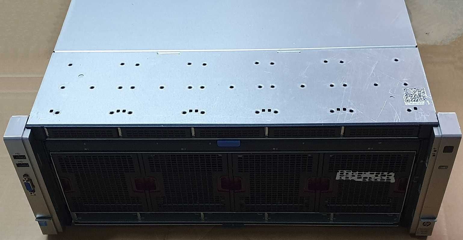 4 процесорен HP DL580 Gen8 сървър с 512GB/256GB RAM за виртуаизация