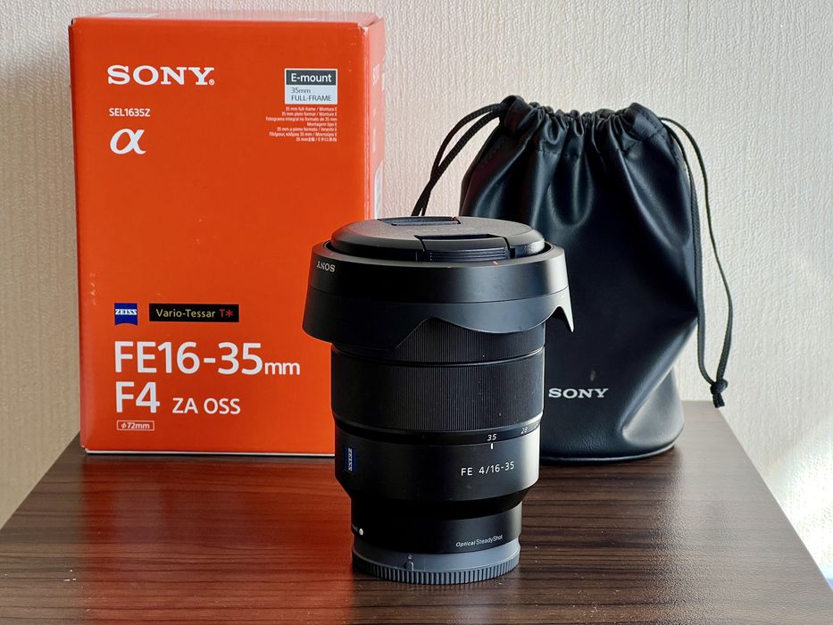 обектив Sony FE 16-35mm f/4 OSS Vario-Tessar T* ZA