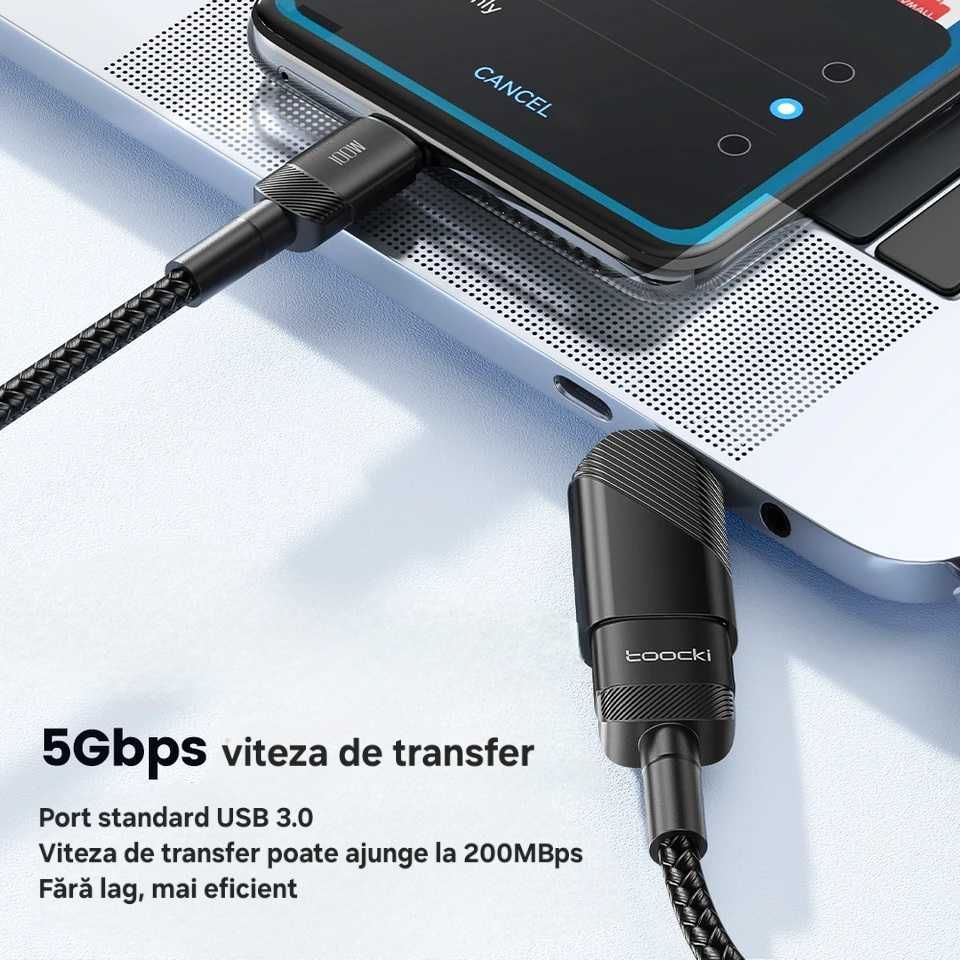 Set 3 adaptoare USB cot 45°. Transmite 5Gb/s. Câștiga spațiu.Universal