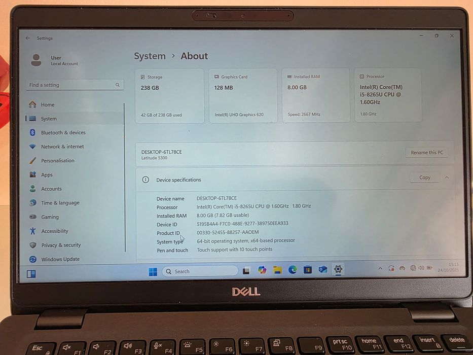 Dell Latitude 5300 в перфектно състояние | 13.3" Touchscreen | SIM |
