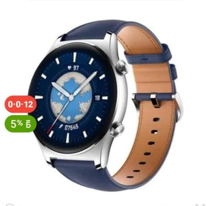 Смарт часы HONOR Watch GS3 синий