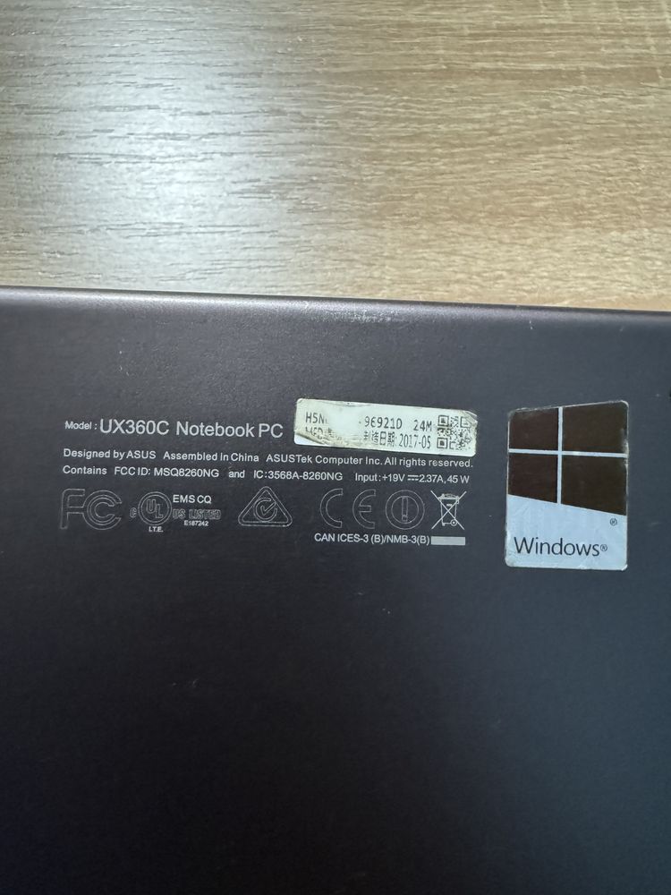ASUS Notebook PC UX360C