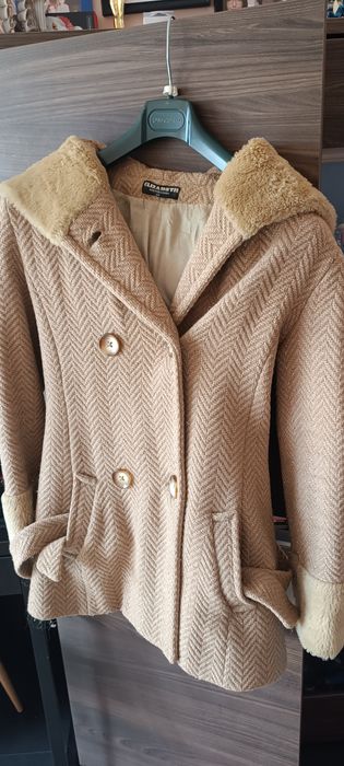 Дамско палто от естествена вълна.ELIZABETH