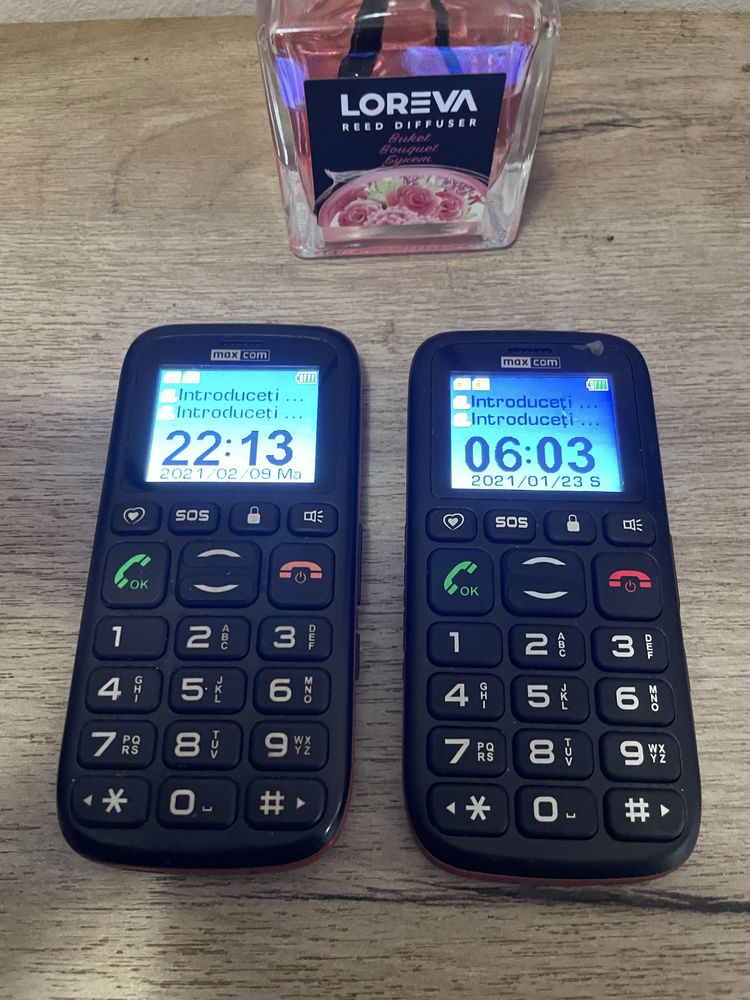 Telefon Mobil pentru Seniori MaxCom MM428 BB Dual Sim Negru