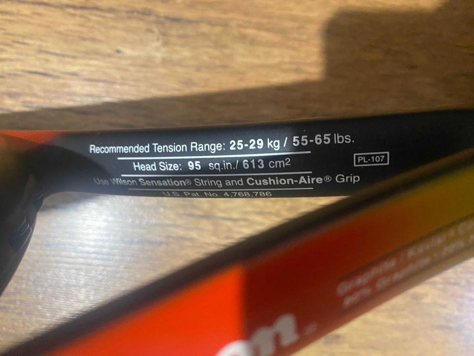 Wilson Pro Staff Classic 6.1 stare foarte bună, cu husă negociabil