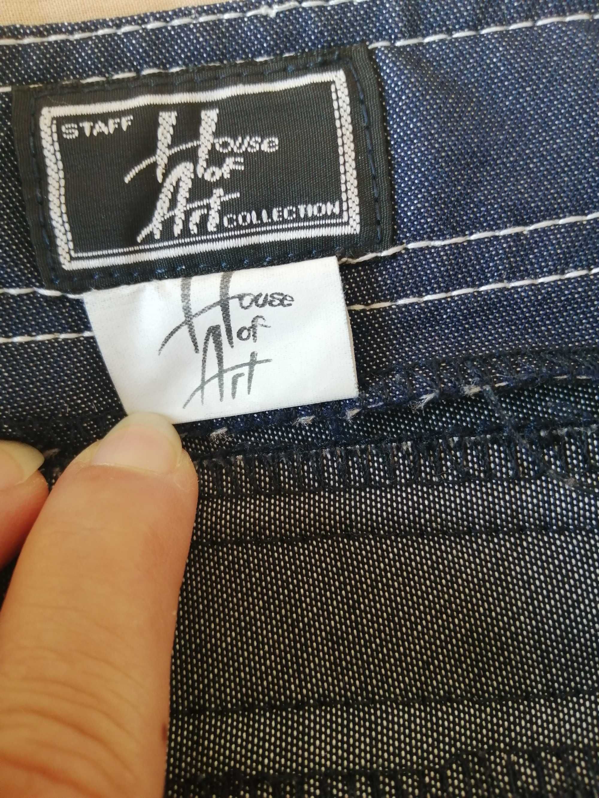 Fusta House of Art office brand romanesc imitatie denim masura 44