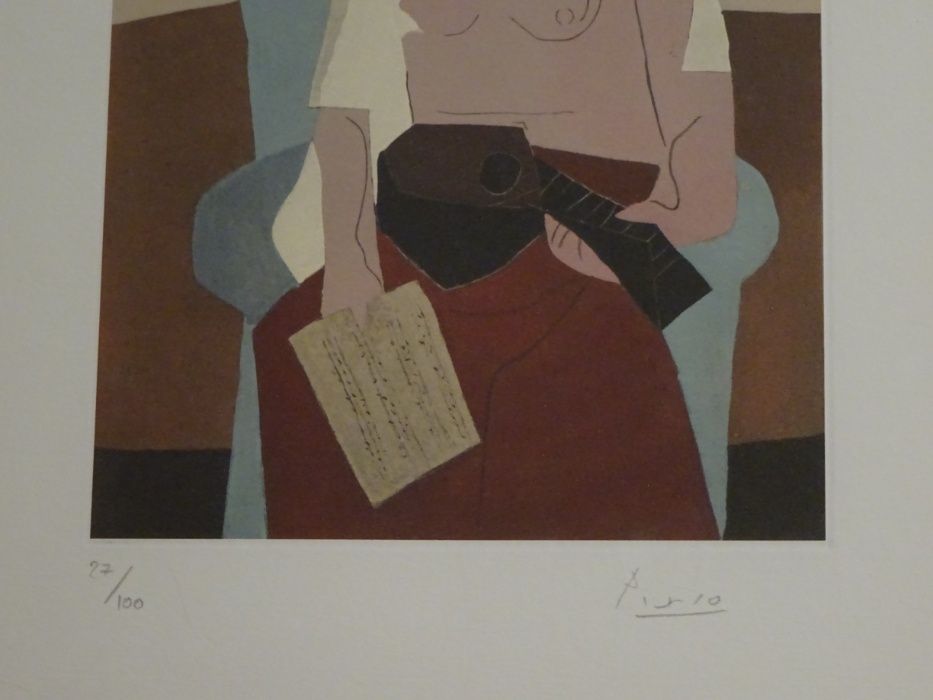 Tablou, Pablo Picasso - Cântăreața