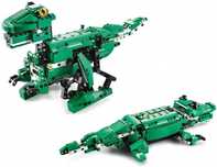 Dinosaur / crocodil 2 in 1 cu RC, CADA 435 piese, Bricks Toys for Kids