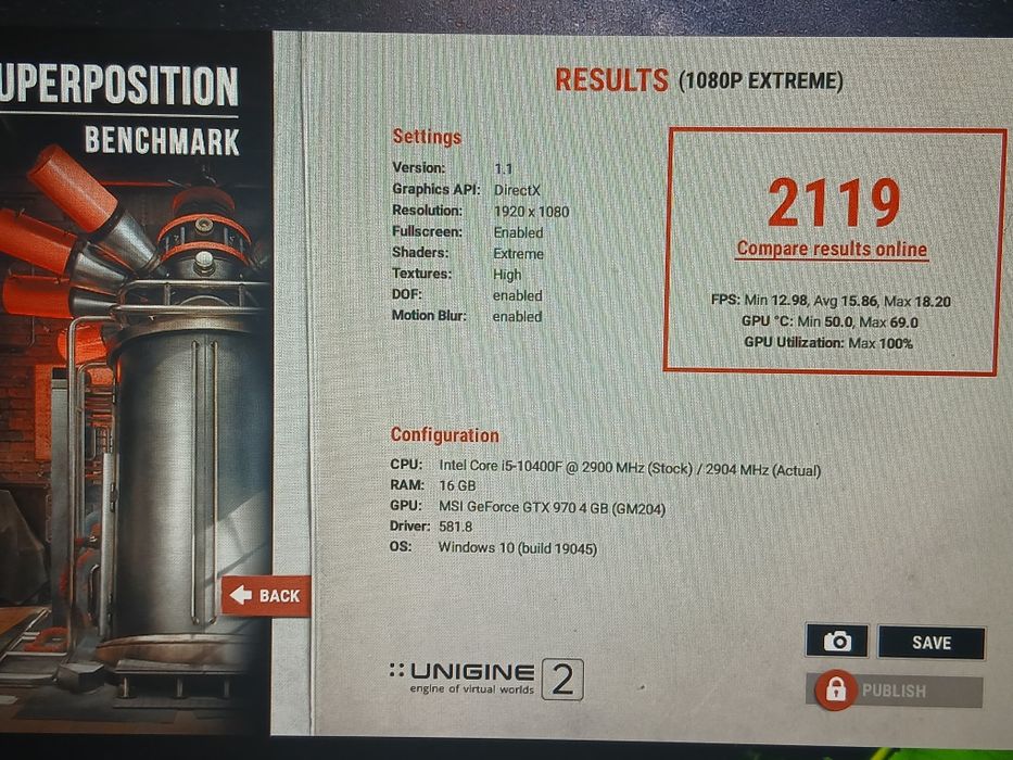 Kit i5 10400f cu Gtx 970 4gb