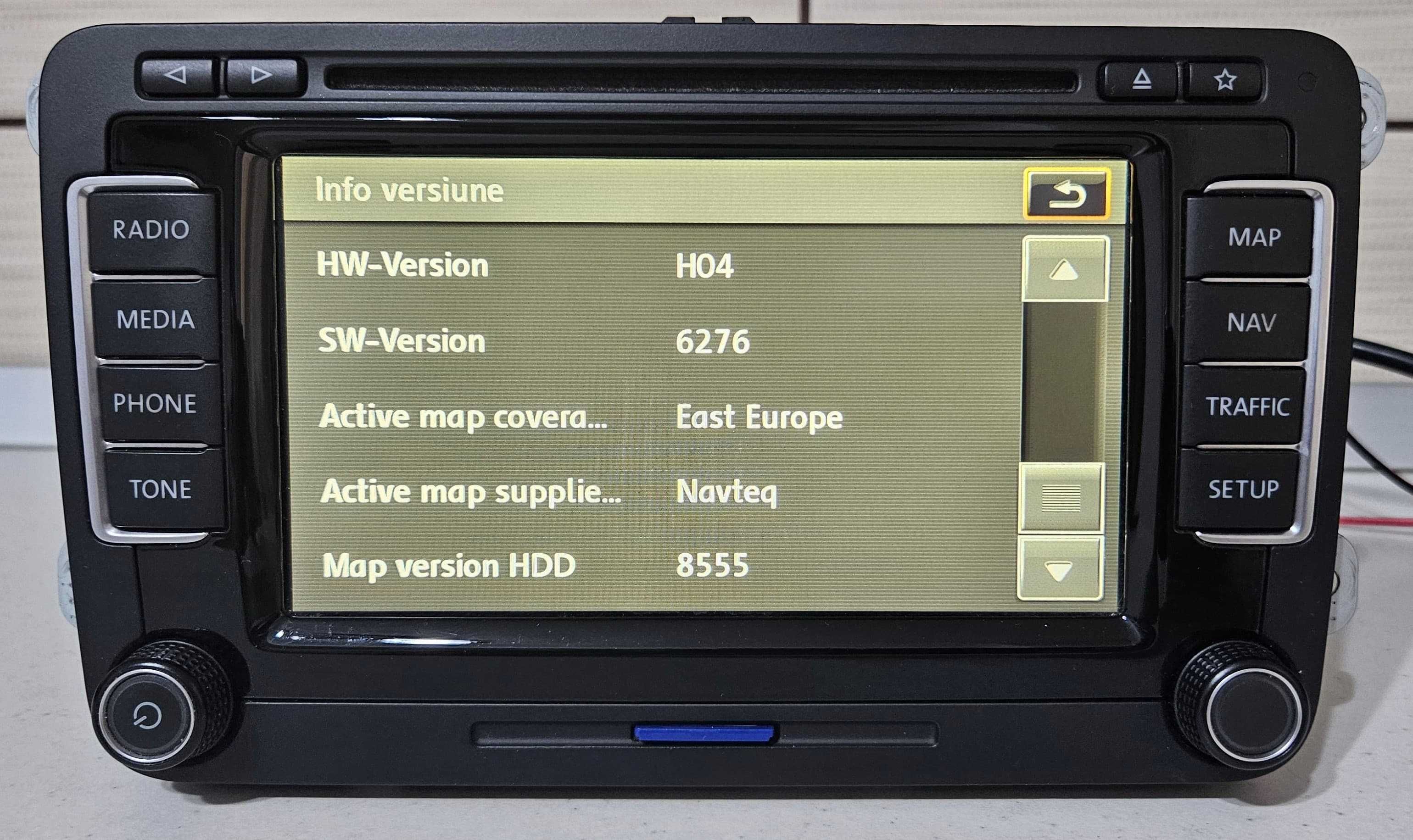 Navigatie originala RNS 510, LED, SSD, 2014