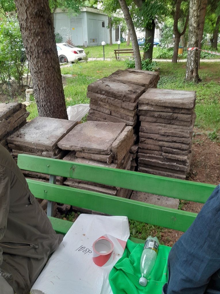 Тротоарни плочи втора ръка 40-40