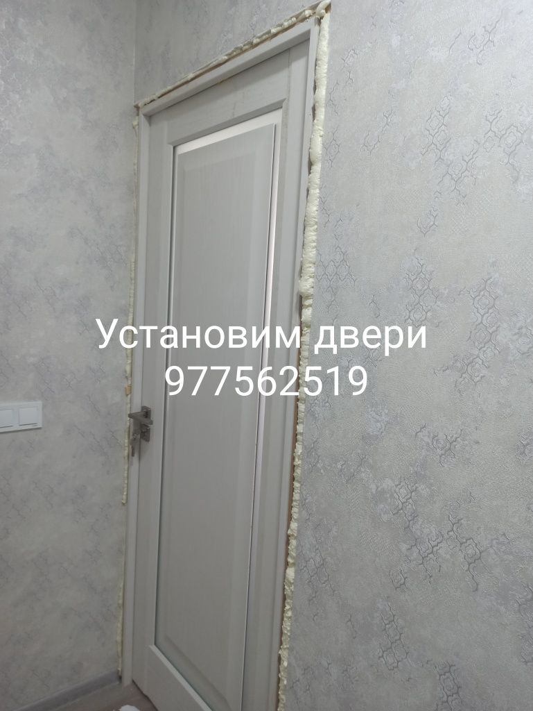 Установка межкомнатных дверей
