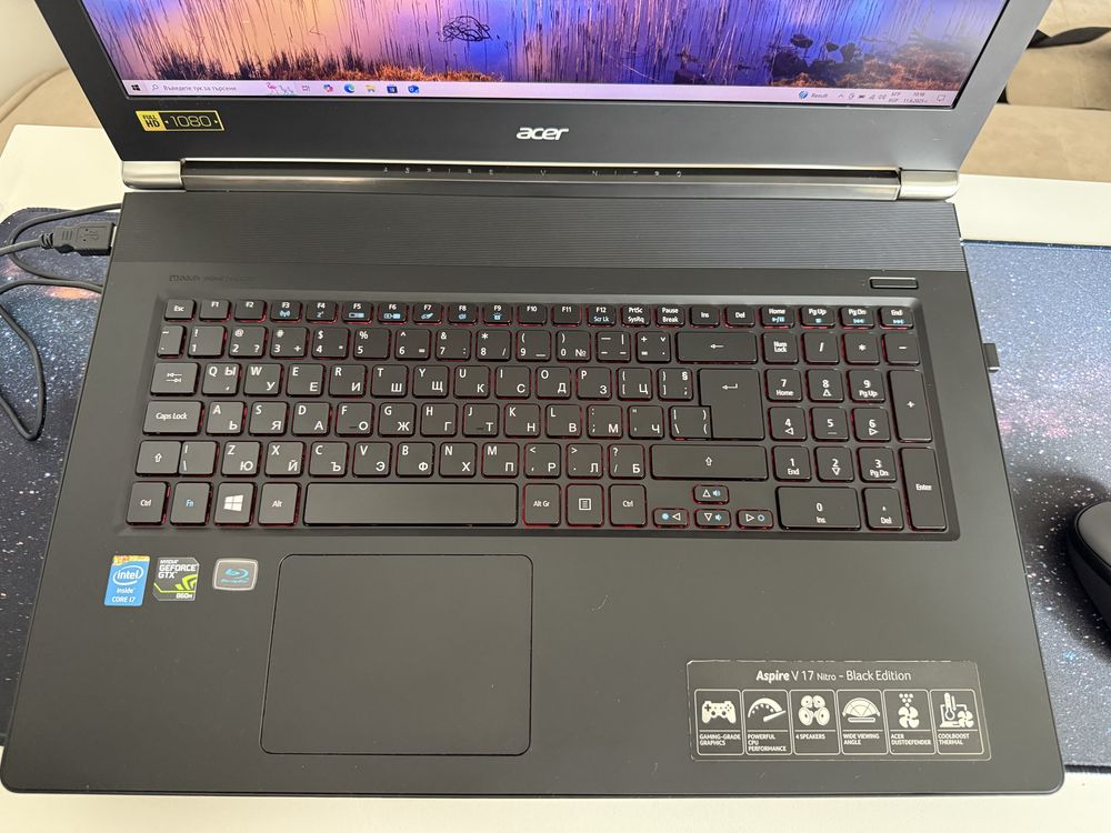 Лаптоп Acer Aspire V17 Nitro (Почистен/Реновиран)
