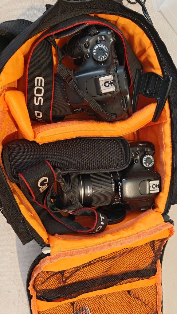 Canon EOS 600D 2 БР. +18-55 и 18-135 стабилизирани