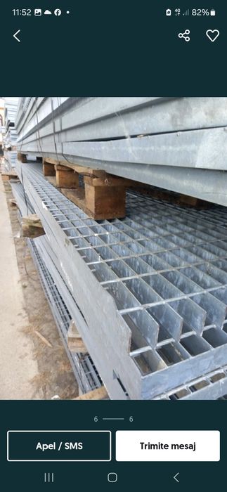 Grătare zincate pentru spălătorie