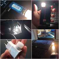 LED USB лампа осветление за лаптоп, телевизор, телефон,  автомобил