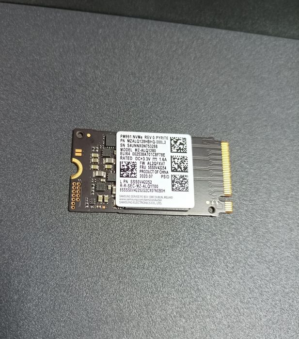 M.2 NVMe Samsung 128Gb в идеале