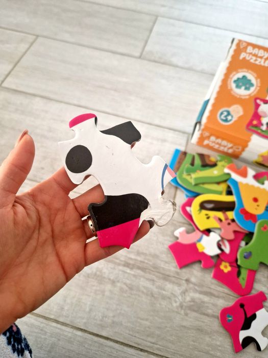 Puzzle 2 ani cu 2 3 4 5 6 piese