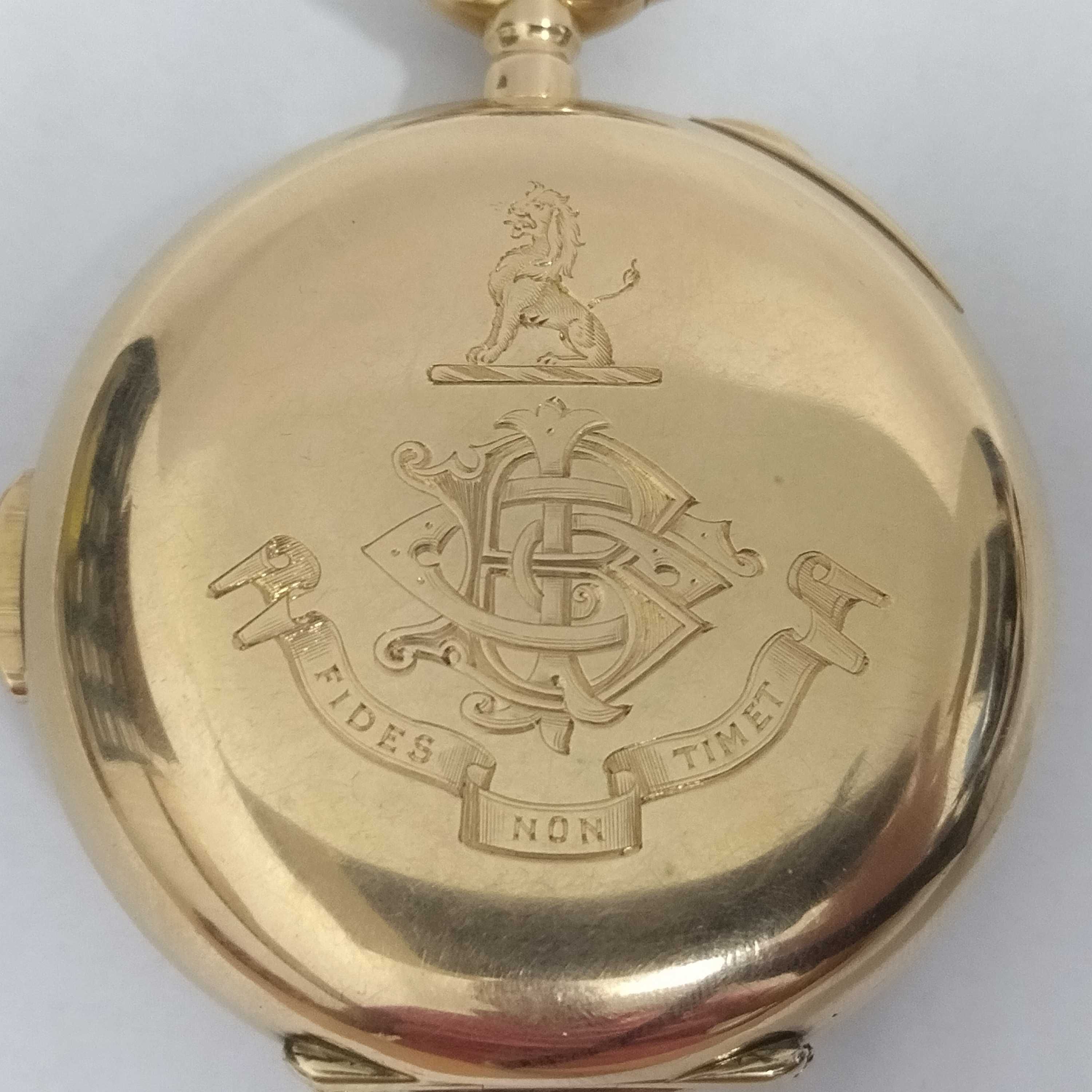 INVICTA Minute Repeater Half Hunter Pocket Watch, chronograph, 1911-