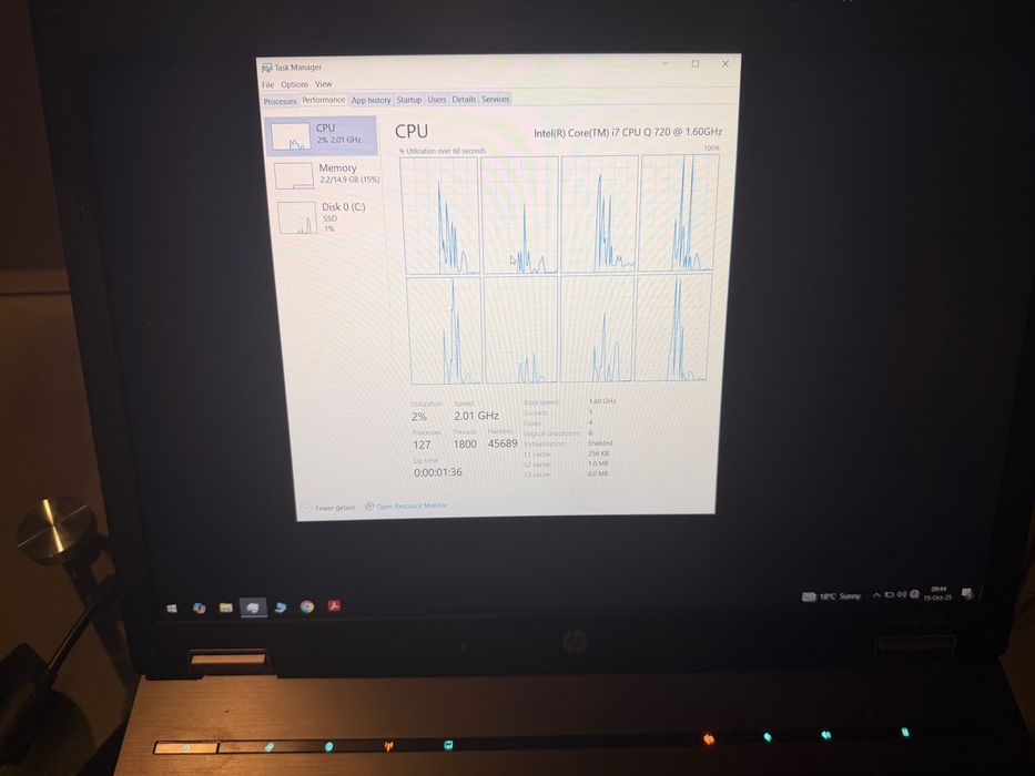 Laptop i7 HP elitebook 8740w