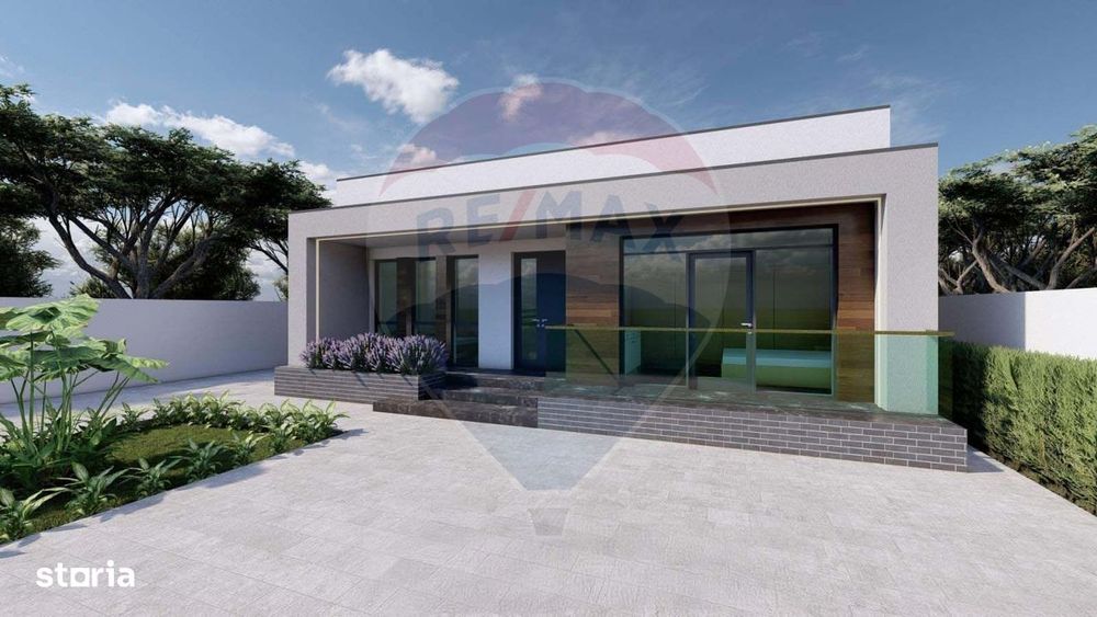 Casă nouă în stil mediteranean cu 4 camere de vânzare Sântandrei