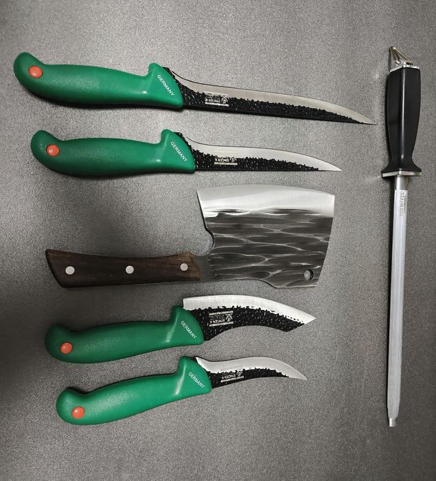 SET Cutite Macelarie 6 piese Germany Green