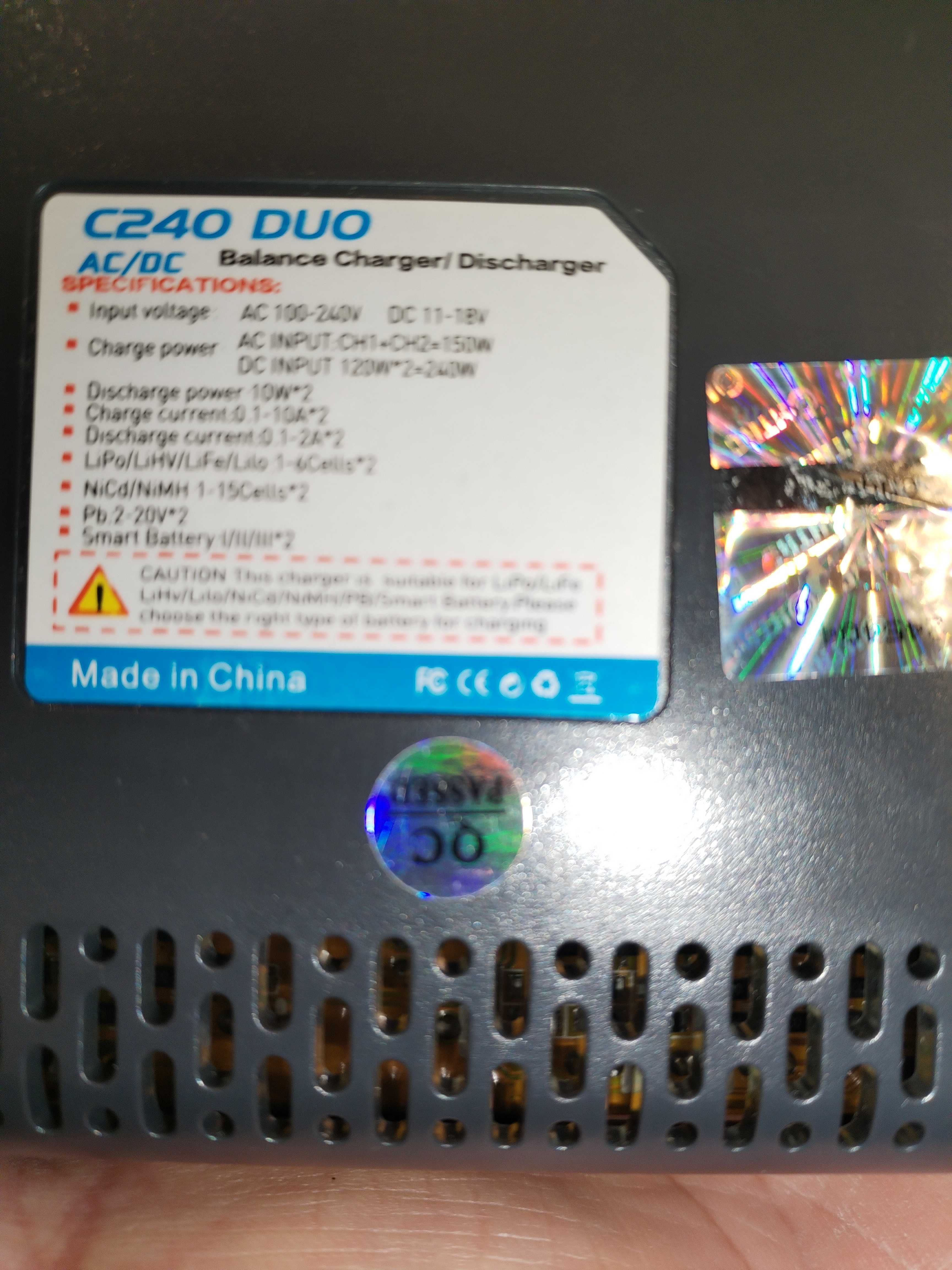 Балансиращо зарядно за rc модели C240 DUO AC/DC HTRC