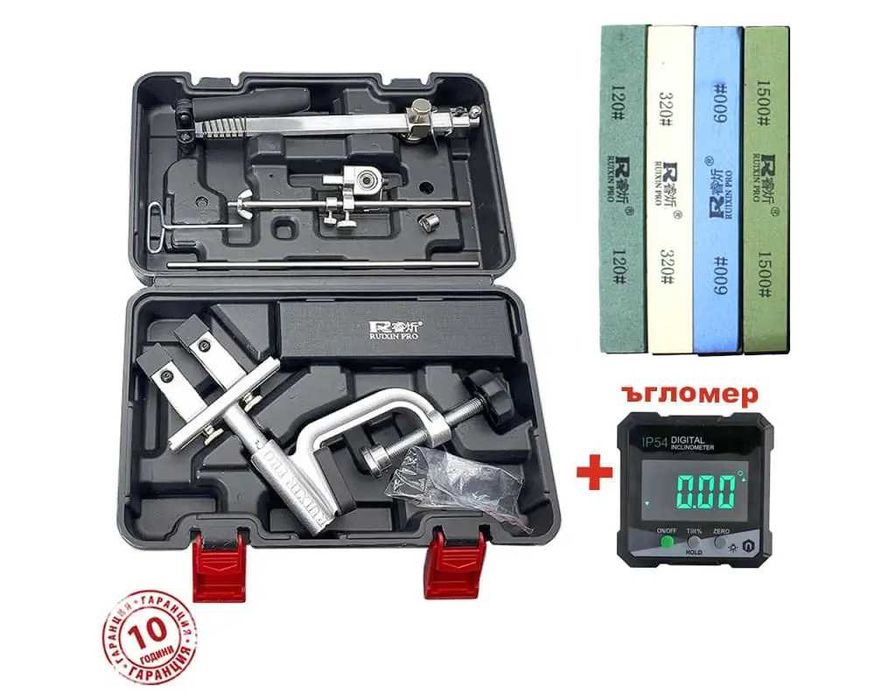 Професионално точило за ножове в кутия + дигитален ъгломер, 20204397