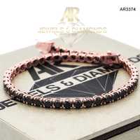 Bratara Tennis Aur 18K cu DIAMANTE NEGRE model ARJEWELS(AR3374)