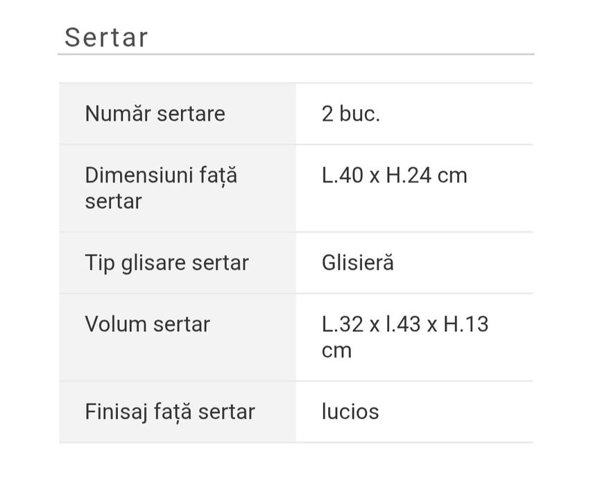 Casetieră 2 sertare(noptieră) ,,Fancy mint" -Mobexpert