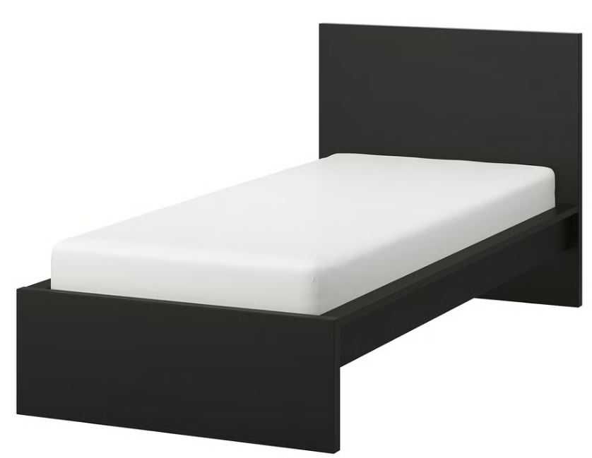 Vand cadru pat cu somiera si saltea 90x200