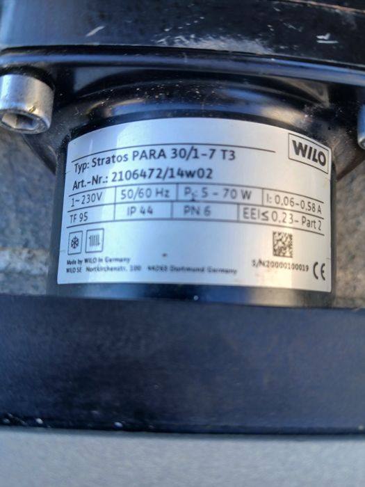 Pompa recirculare Wilo