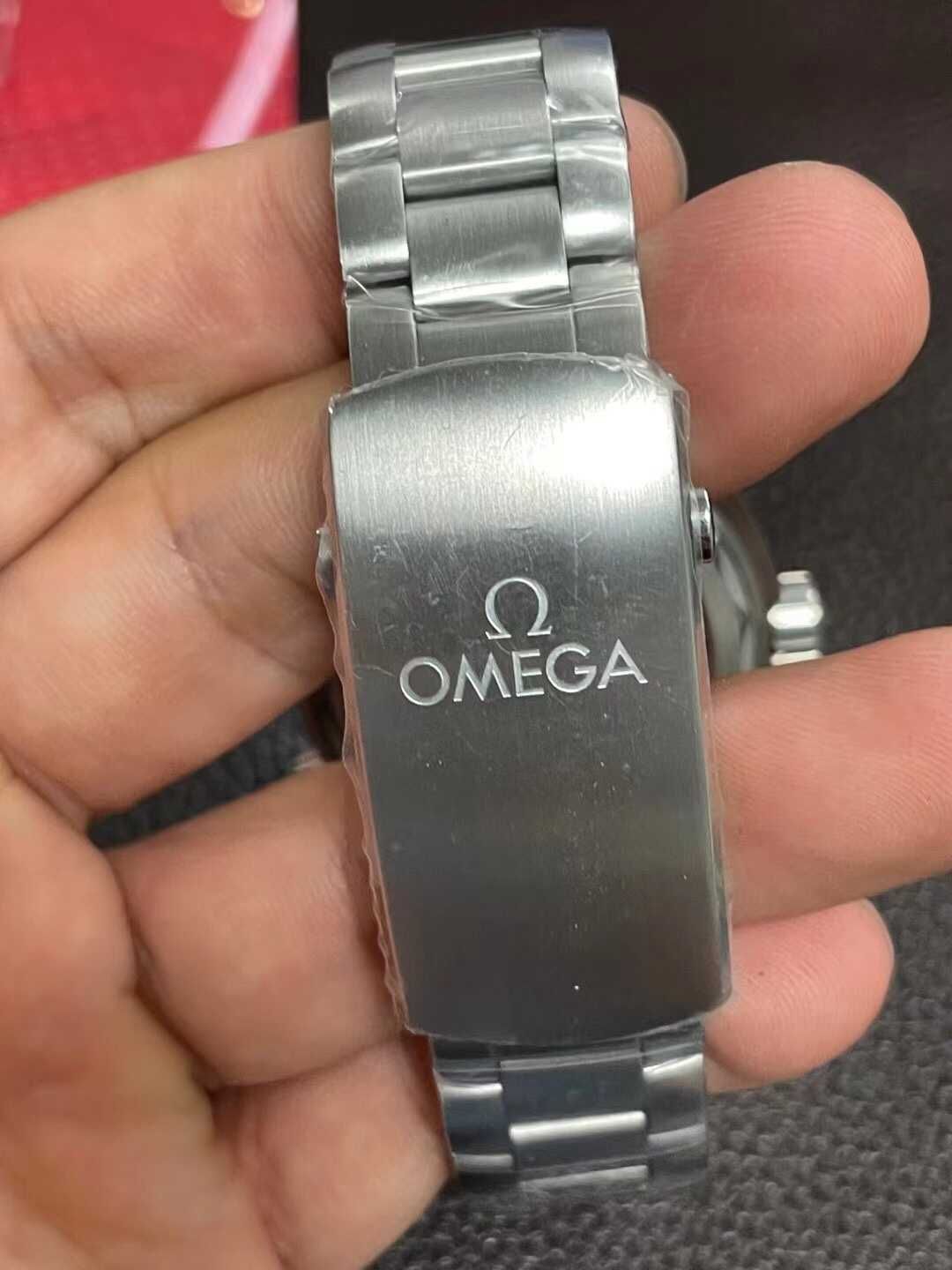 Omega seamaster planetocean сребрист/оранж
