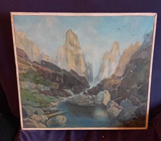 Продам картину художника Гафура Кадырова "Кеимский пейзаж"