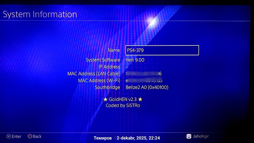 PLAYSTATION 4 SLIM
8 ta top oʻyinlari bilan 
2 ta jostik 
Manzil Buxor