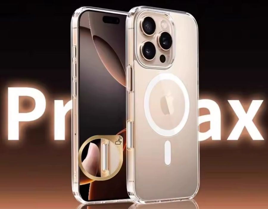 Iphone 14/15/16E/16/17/PRO/MAX/PLUS Husa Magsafe Clear Magnetic Inside