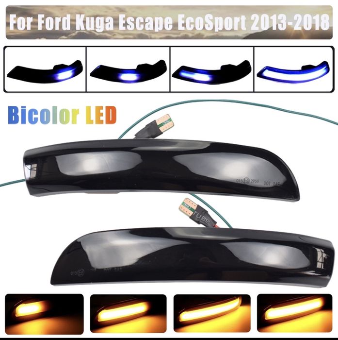 SET Semnalizare dinamica LED + FORD Kuga II, FORD EcoSport Escape