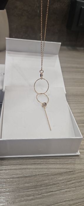 Позлатен комплект  сребро от ISilver 925  нов