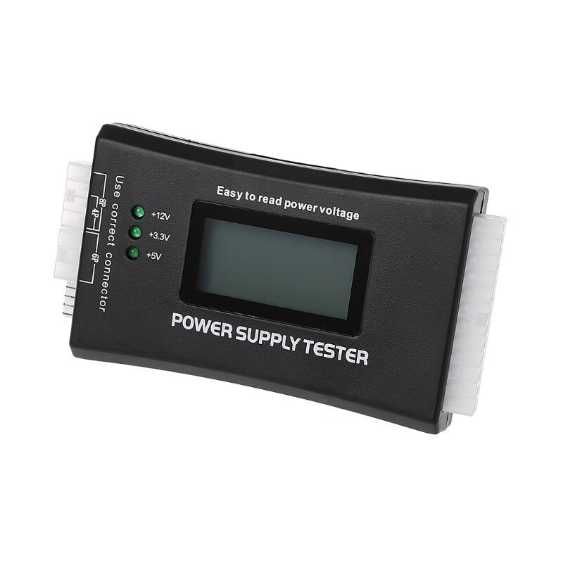 PC POWER SUPPLY TESTER дигитален тестер за компютърни захранвания.