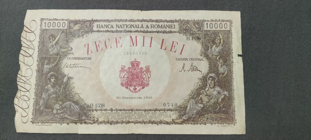 Bancnota 10000 lei din 1945