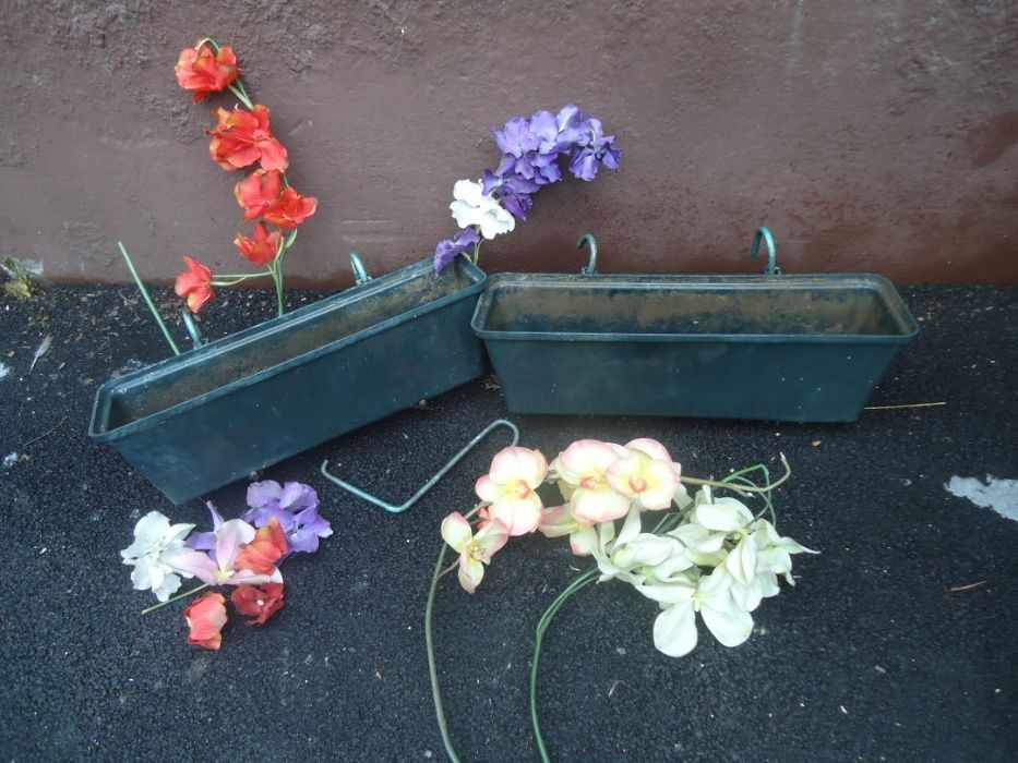 Ящики - контейнеры СССР для цветов и растений на балкон - подоконник