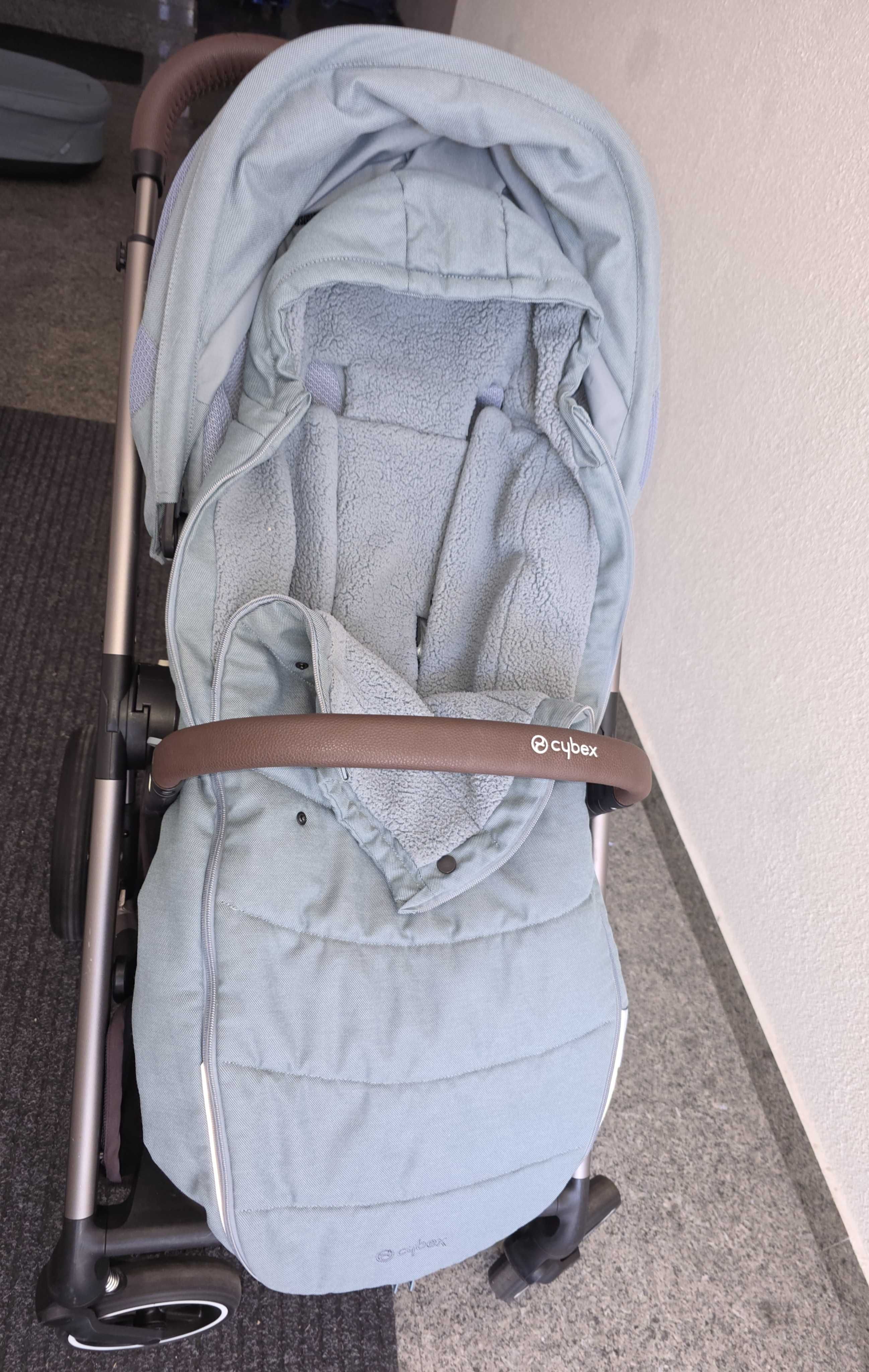 Cybex Balios Lux sky blue 2023 – ПЪЛЕН КОМПЛЕКТ!